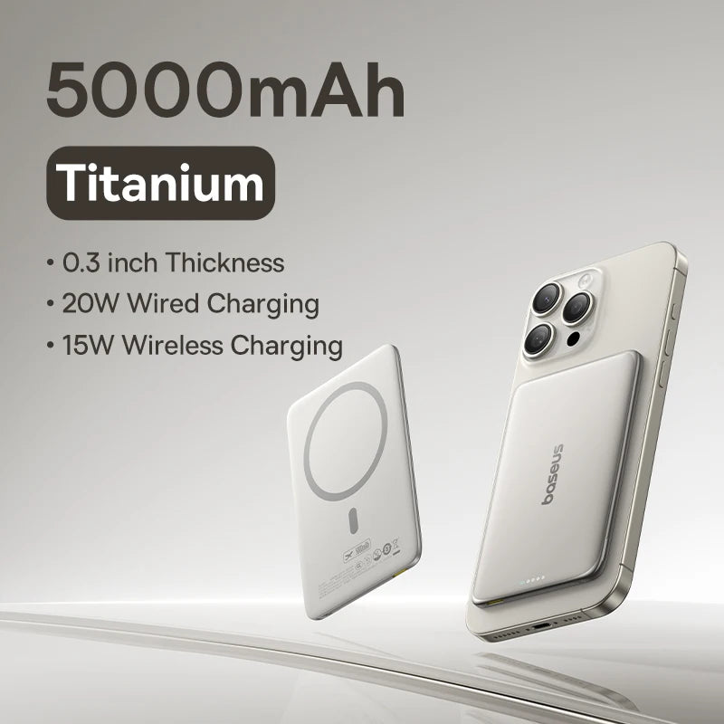 BASEUS PicoGo AM41 5000mAh Magnetic Portable Charger and Power Bank
