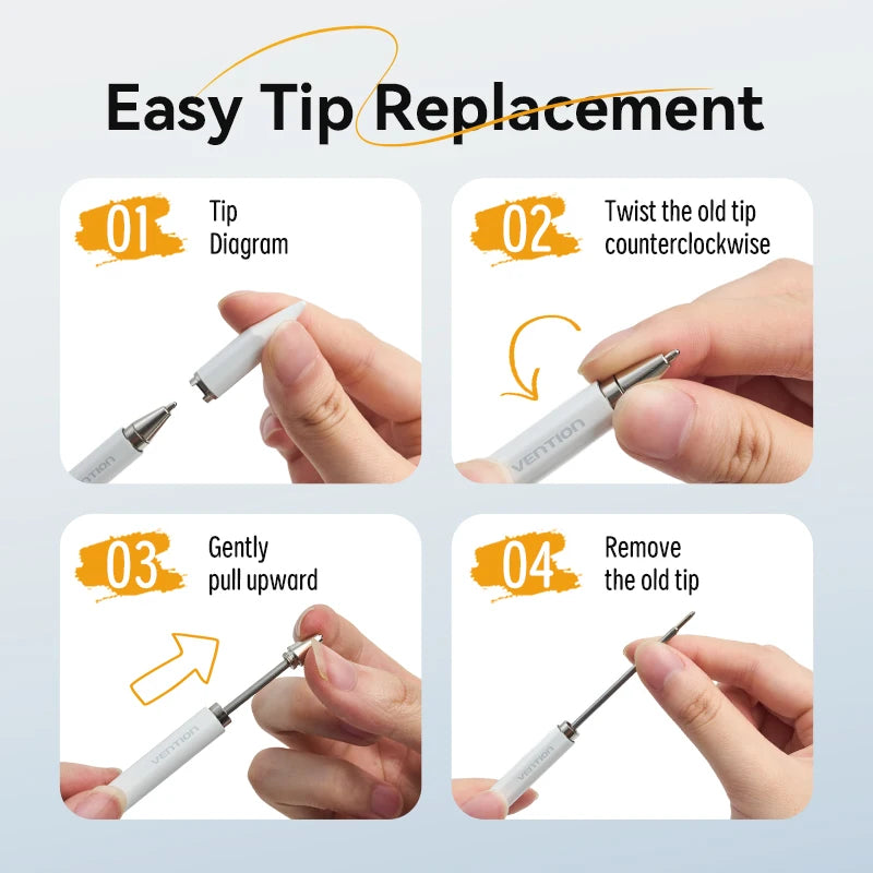 VENTION 3in1 Magnetic Stylus Pen for Apple iPad