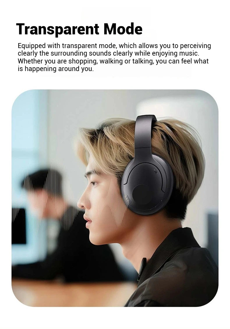 SANSUI TD46 ANC Bluetooth Wireless Headphones