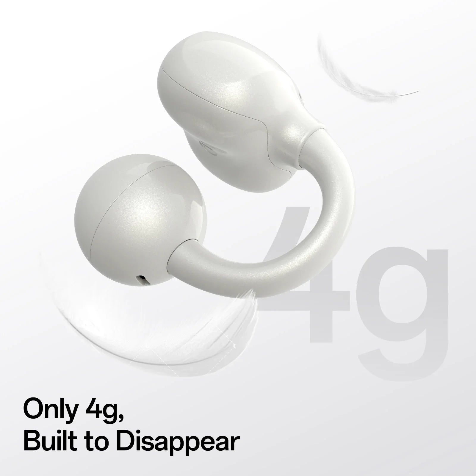 ONEODIO OpenRock E Bluetooth Wireless Open Ear Clip-On Earbuds