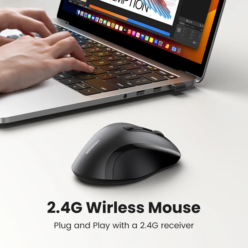 UGREEN MU511 Ergonomic Wireless Mouse