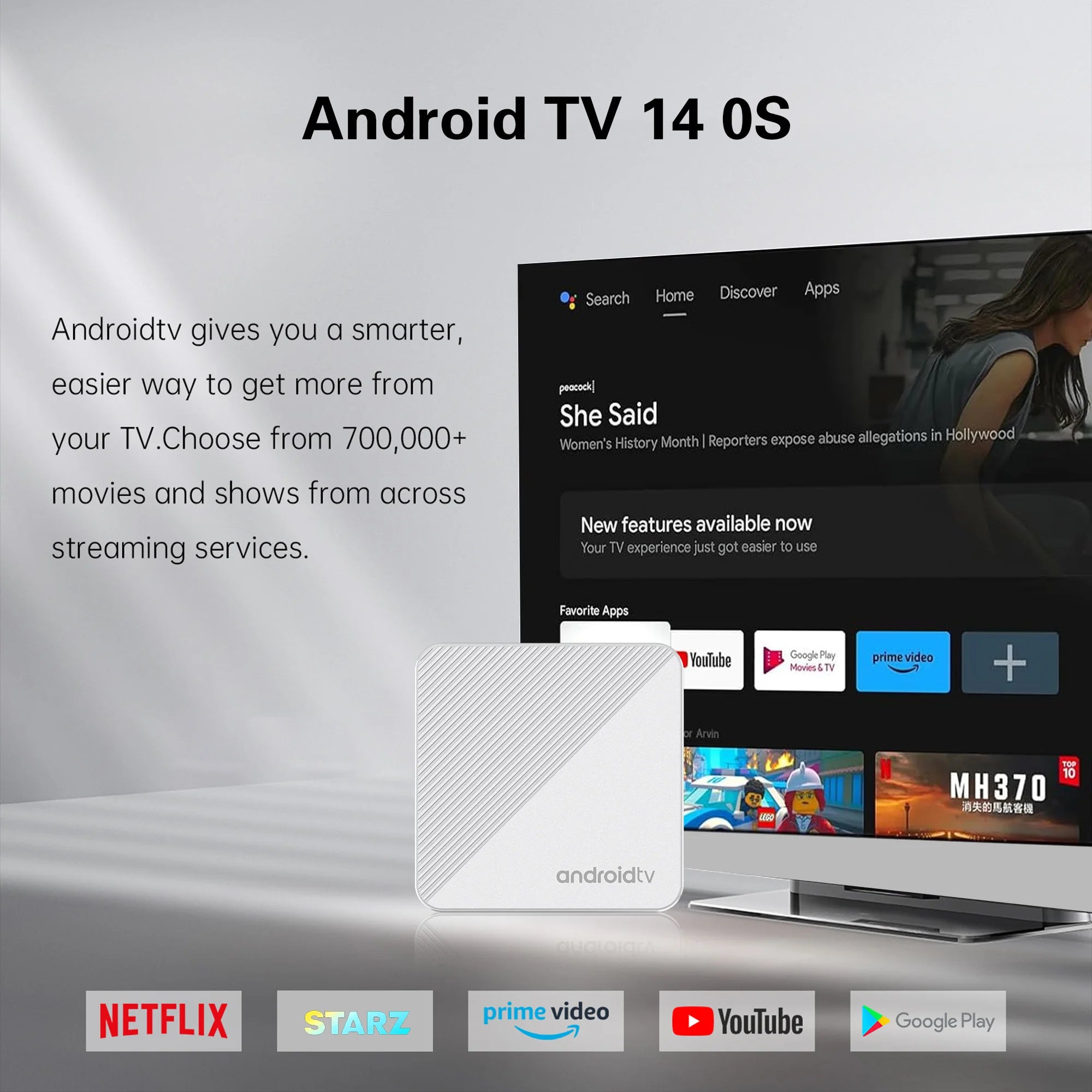 MORTAL T1X 4K Android TV Box with Google Assistant