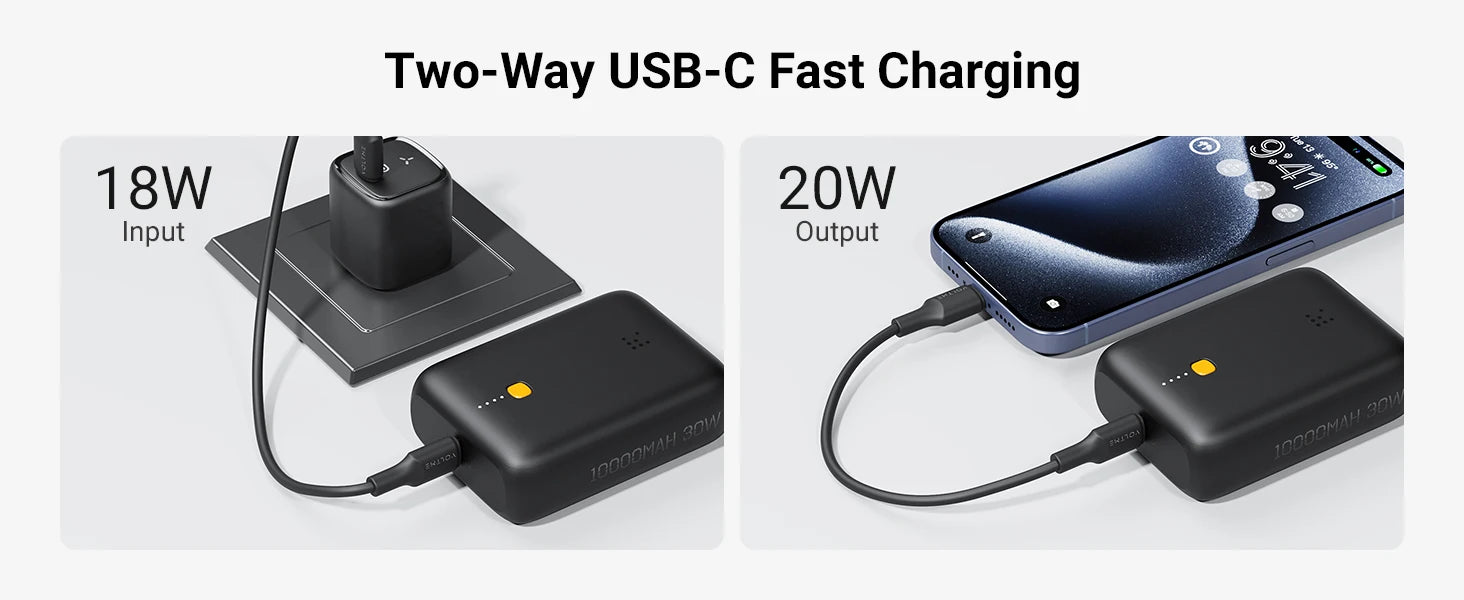VOLTME Hypercore 10K Lite 10000mAh Portable Charger and Power Bank