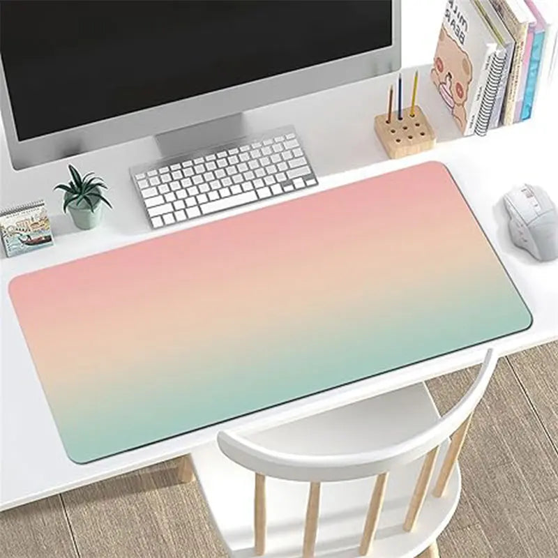 YSAGi Non-Slip Gradient Leather Desk Mat