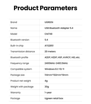 bluetooth usb adapter auto​

