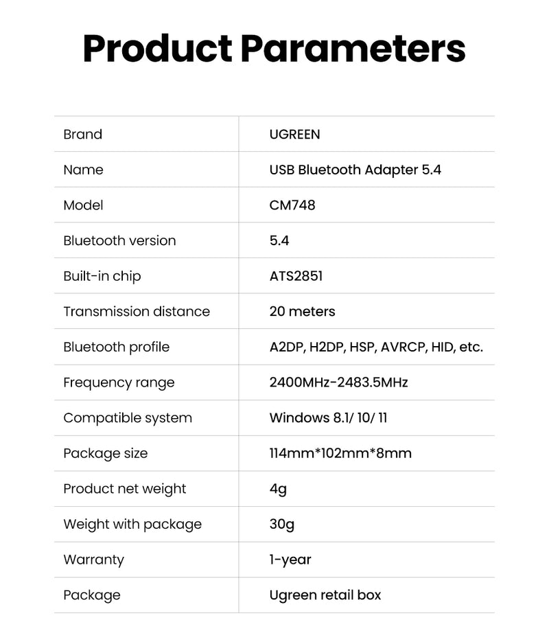 bluetooth usb adapter auto​

