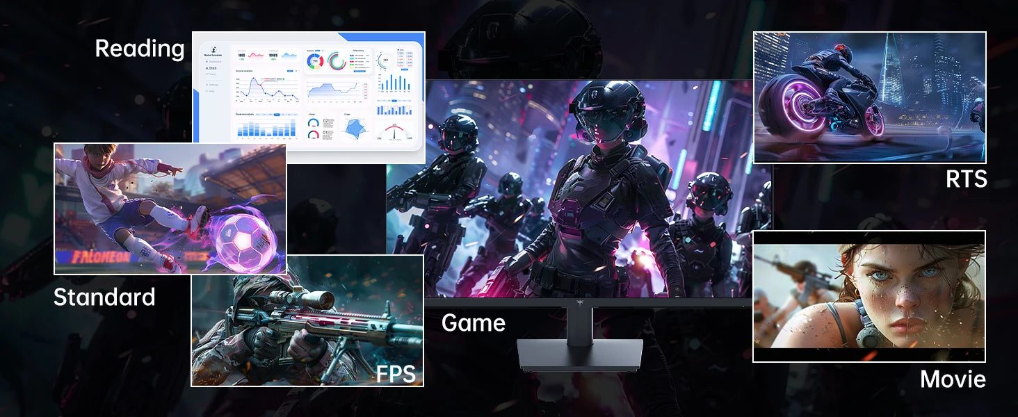 KTC 27" 100Hz 2K WQHD Gaming Monitor - Black