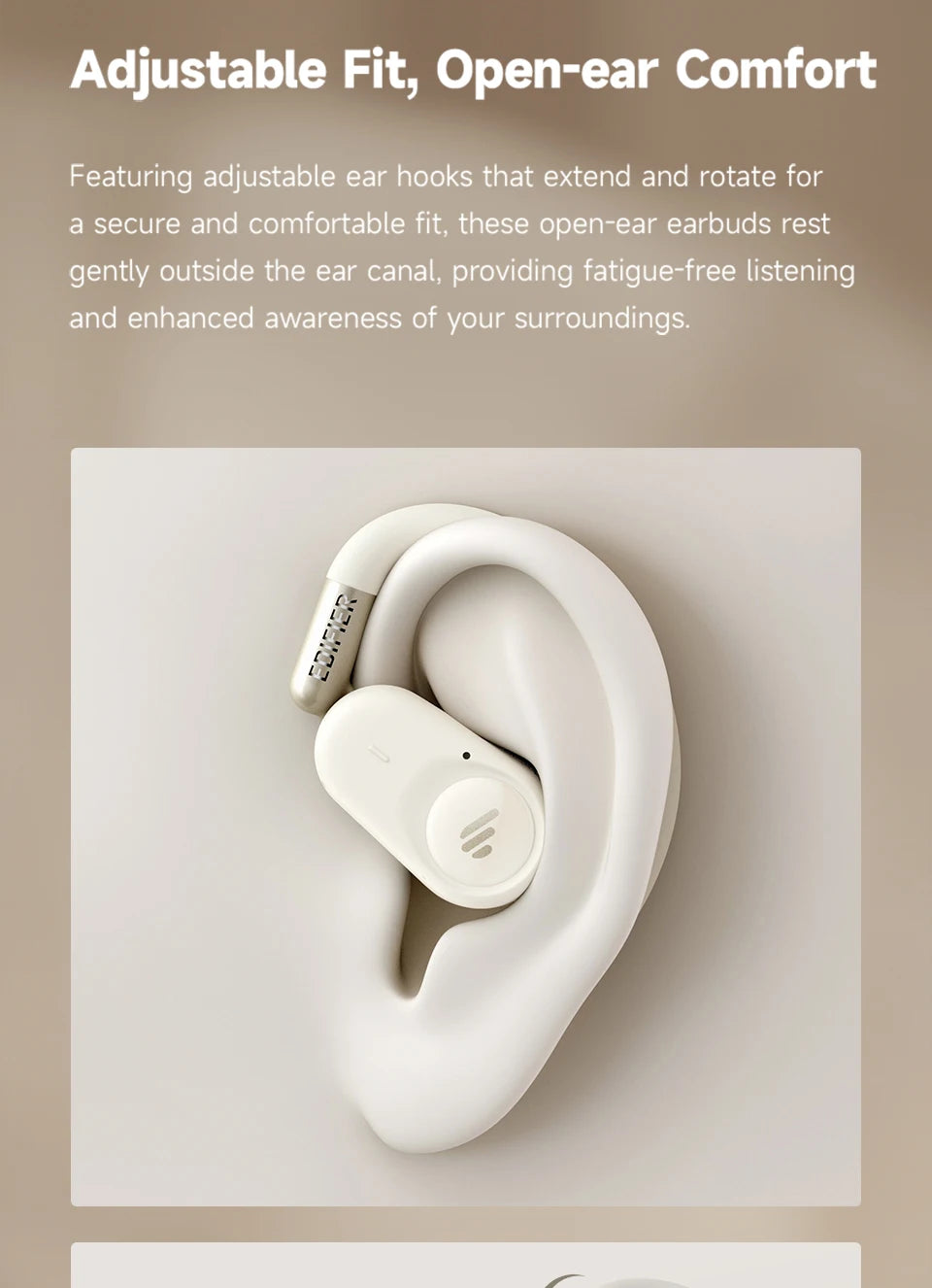 EDIFIER A6 TWS Bluetooth Wireless Open-Ear Earphones