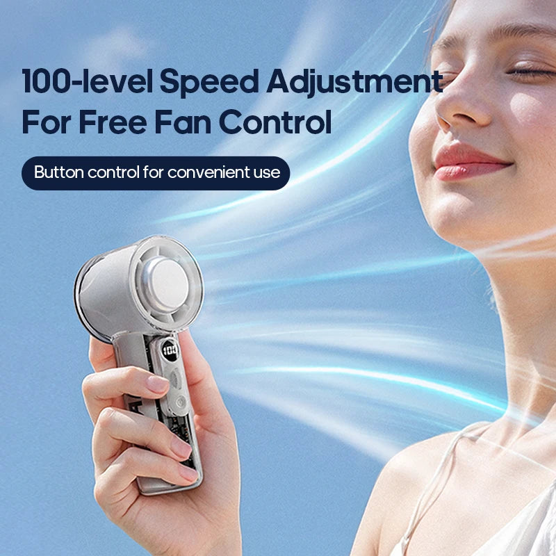KINSCOTER Q4 Rechargeable Portable Handheld Fan