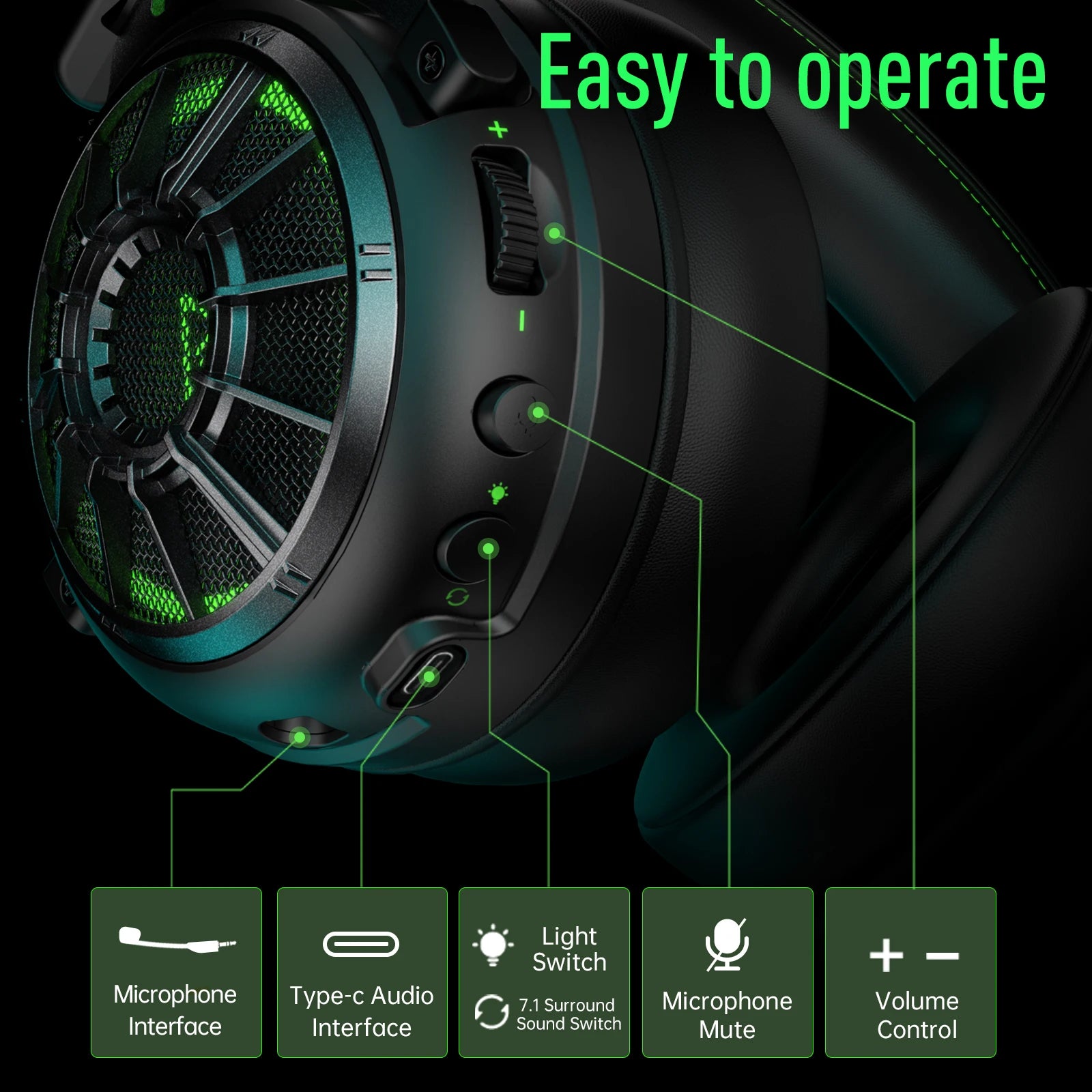 EKSA E5000 StarEngine Pro Wired Gaming Headset
