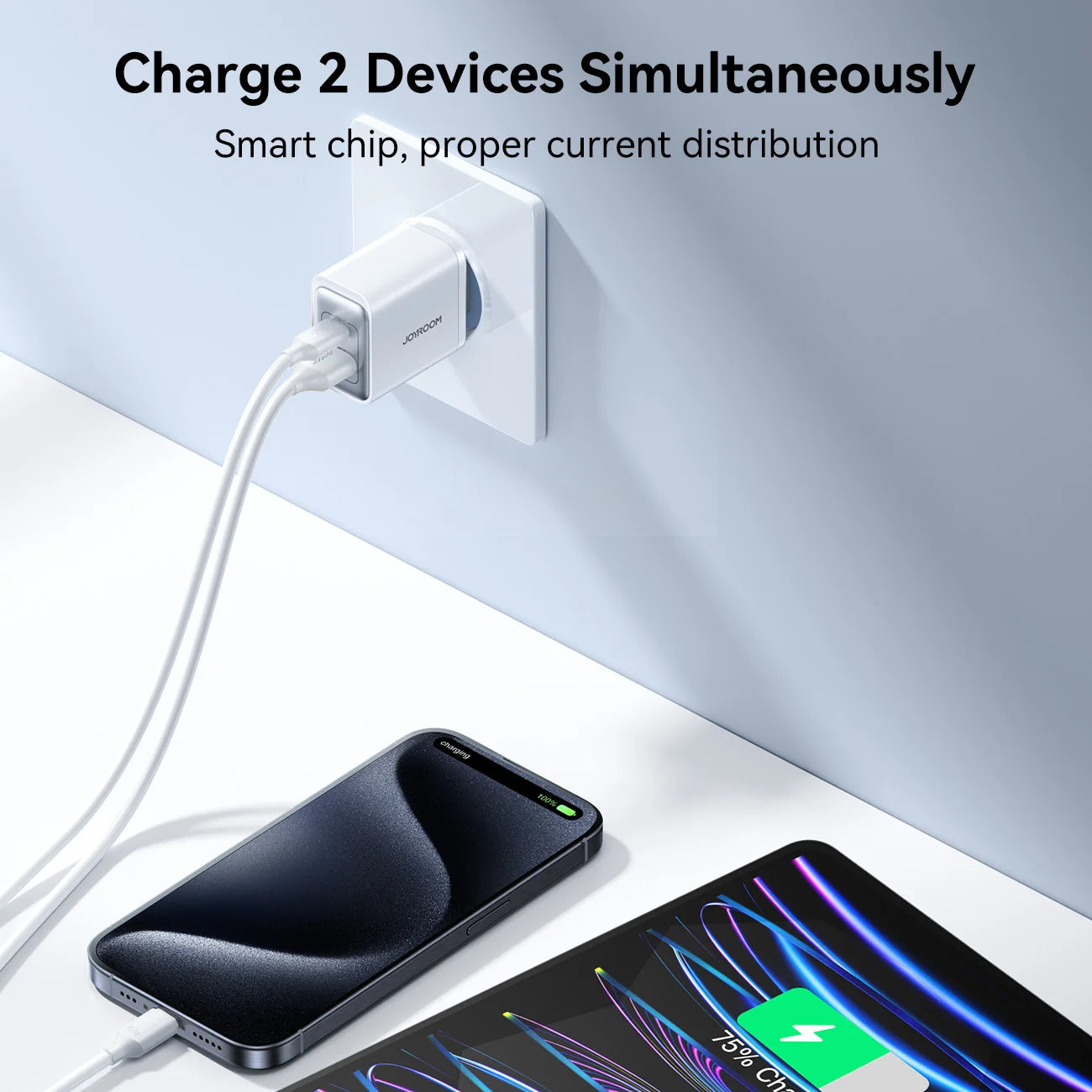 JOYROOM 30W Fast Charging Dual Port Charger