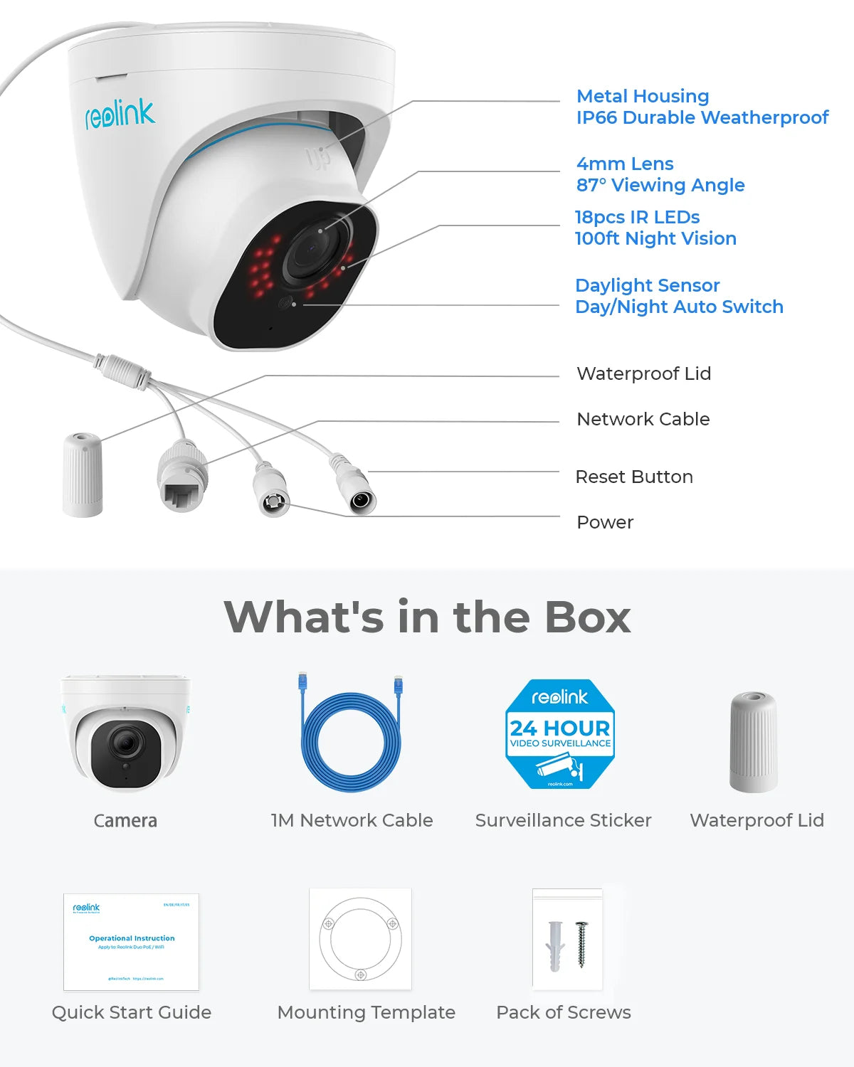 REOLINK RLC-811A 8MP Smart Home Security Camera
