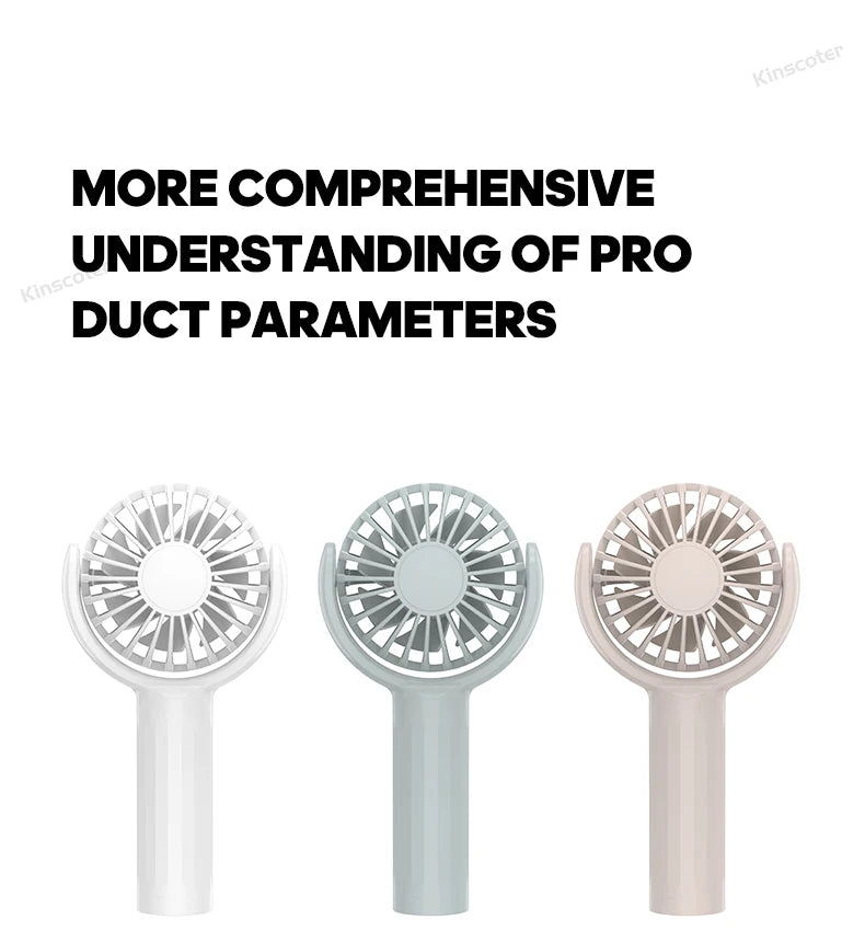 KINSCOTER DQ251 Portable Mini Handheld Fan