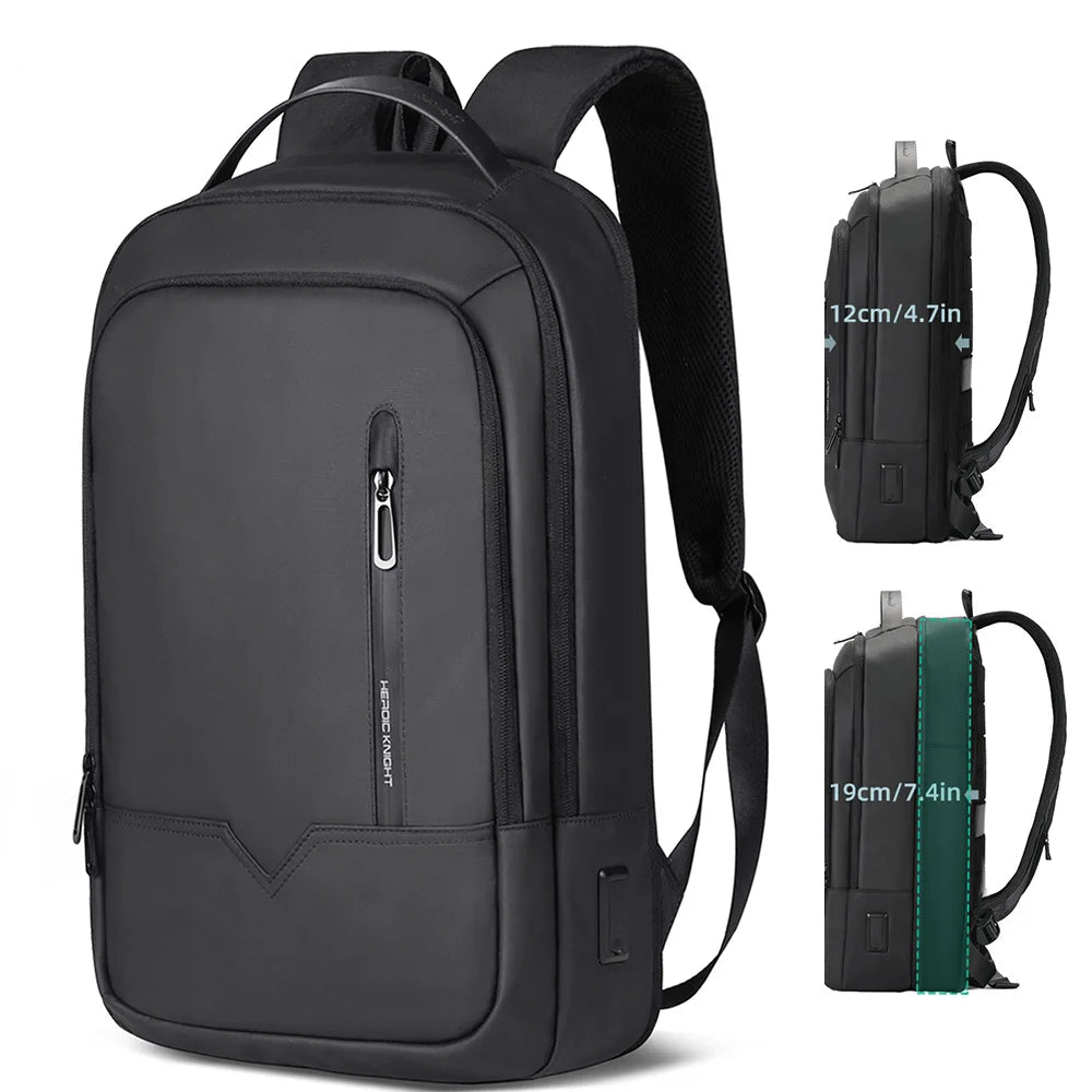 HEROIC KNIGHT 8228TB Expandable Laptop Bag & Business Backpack with USB Charger