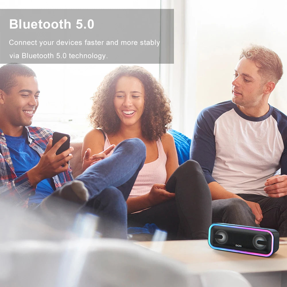 DOSS SoundBox Pro+ Portable Bluetooth Wireless Speaker