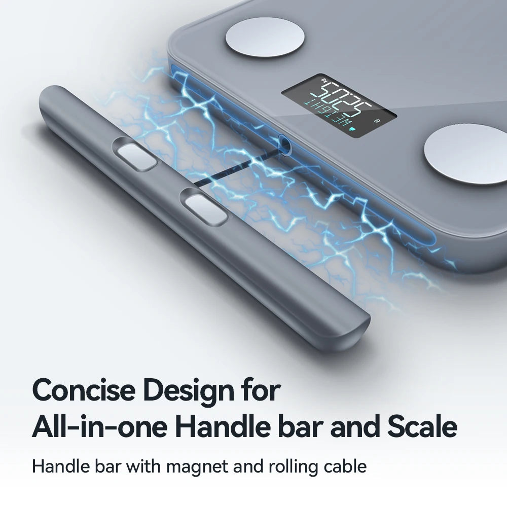 FITDAYS FG2211LB Bluetooth Smart Body Scales - Grey