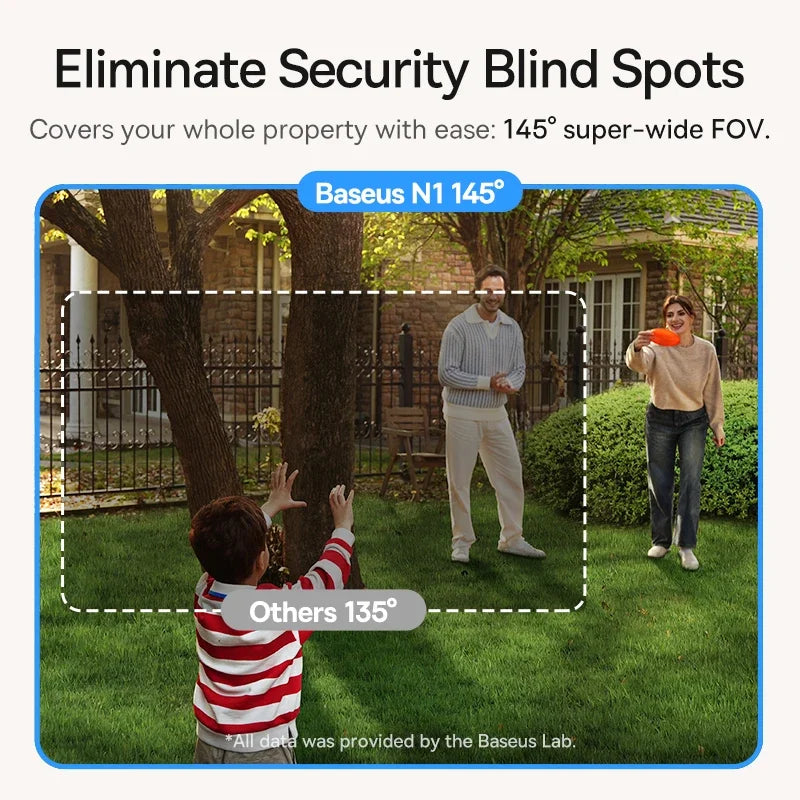 BASEUS N1 Series 2K Smart Home Security Camera Kit