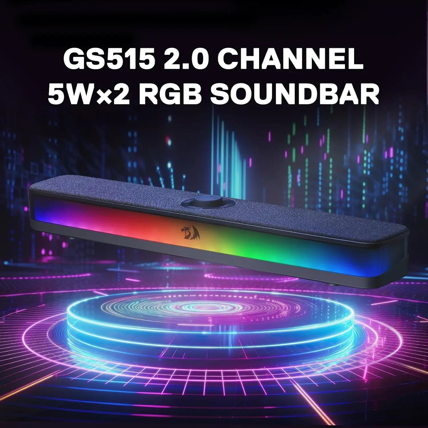 REDRAGON GS515 RBG Bluetooth Gaming Speakers