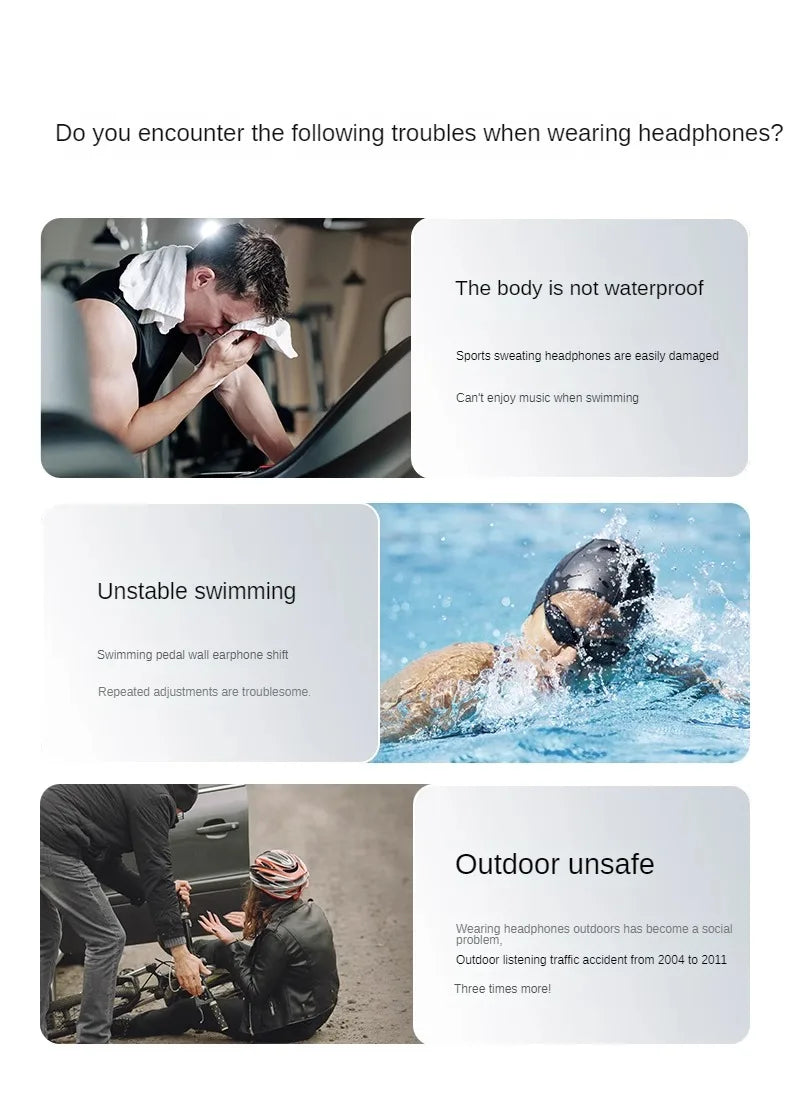 SHOKZ OpenSwim Pro Bone Conduction Open-Ear Headphones