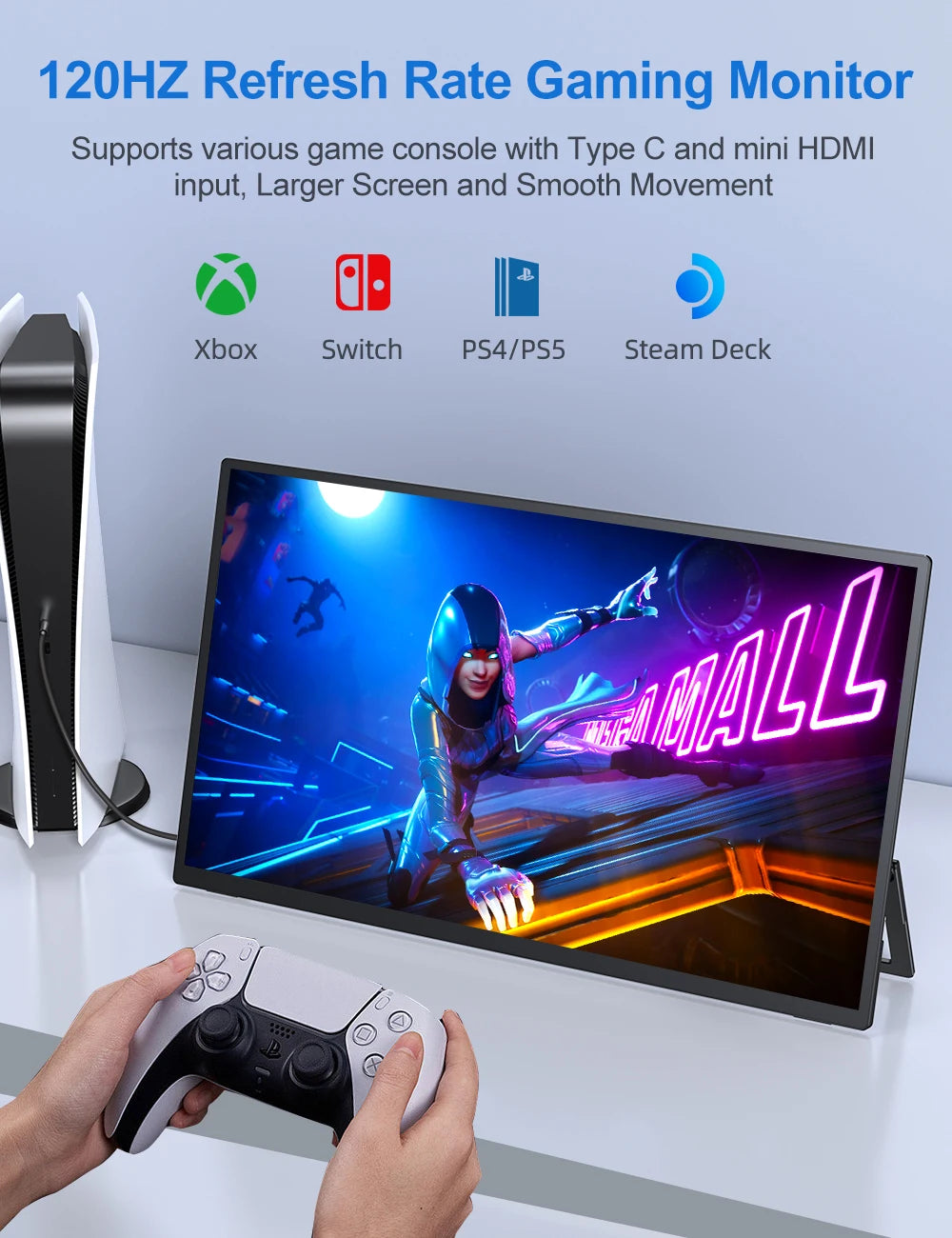 UPERFECT UMax FHD 18.5" Portable Monitor with Integrated Stand