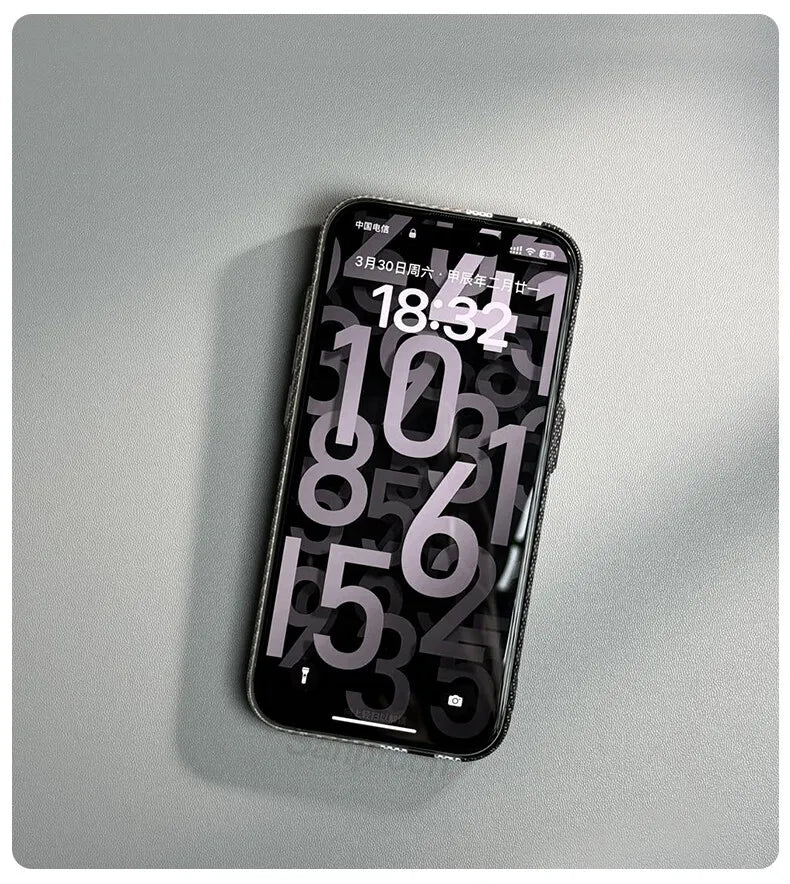 Carbon Fibre Texture MagSafe Case for Apple iPhone