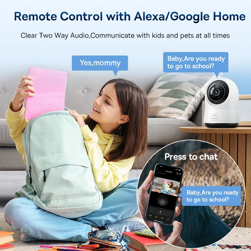 BASEUS Security P1 Pro 3K Indoor Camera - 5MP