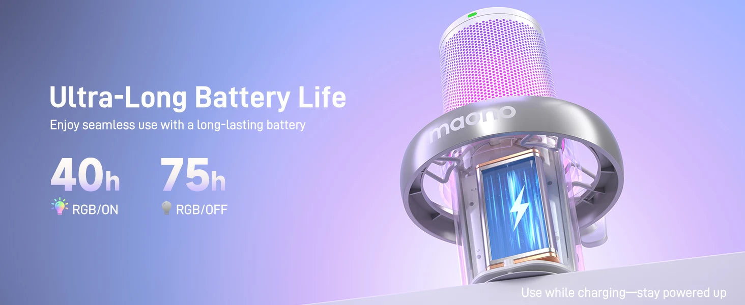 MAONO DM40 USB Streaming Microphone with AI Voice Changer
