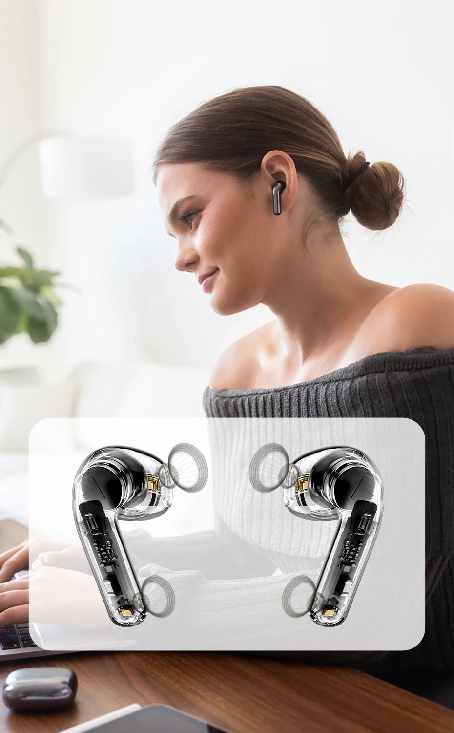 EDIFIER Evobuds Noise Cancelling Bluetooth Wireless Earphones