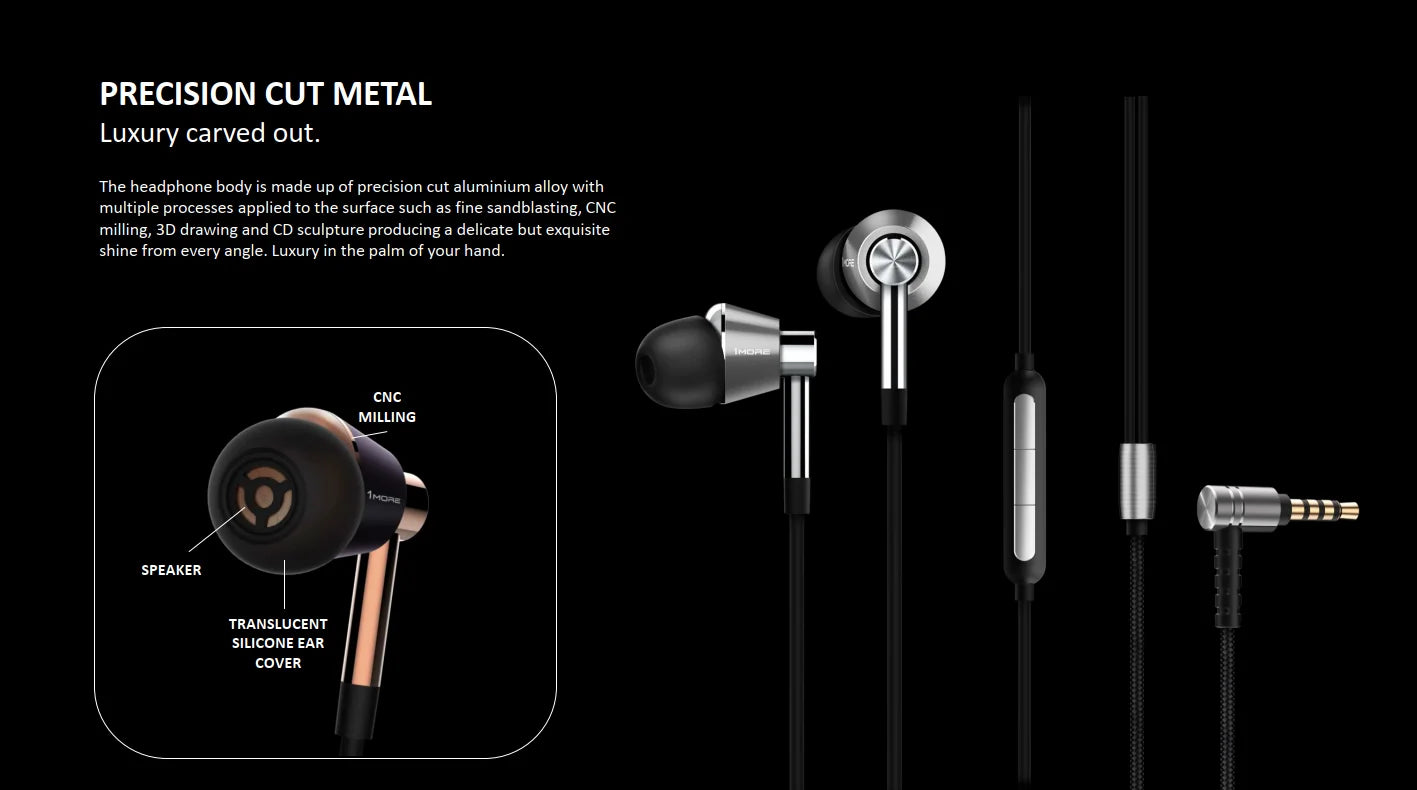 1MORE Triple Driver E1010 Wired Earphones