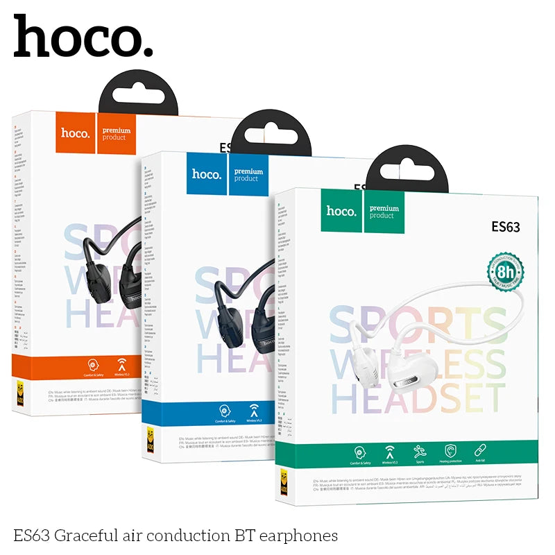 HOCO ES63 Neckband Bluetooth Wireless Open Ear Headphones