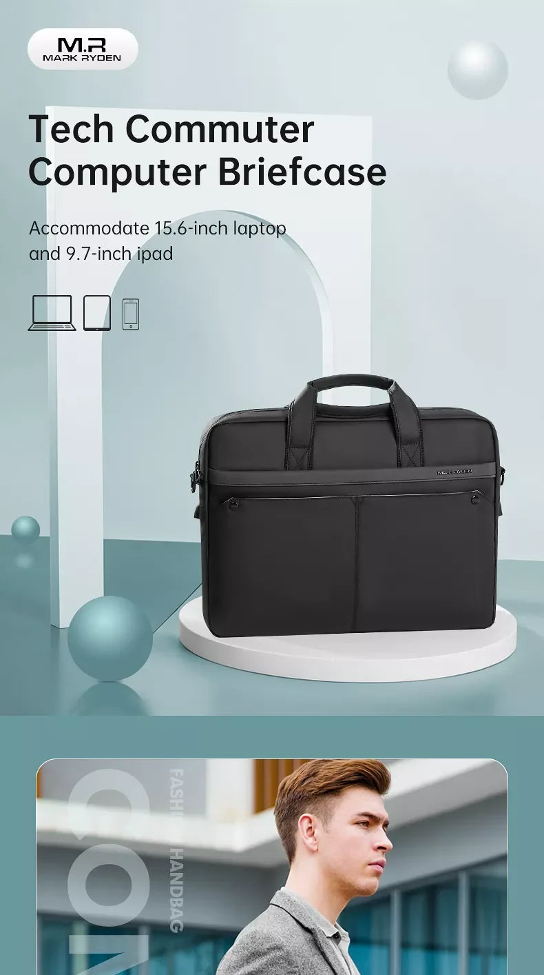 MARK RYDEN MR8001 Multifunctional Business Laptop Bag