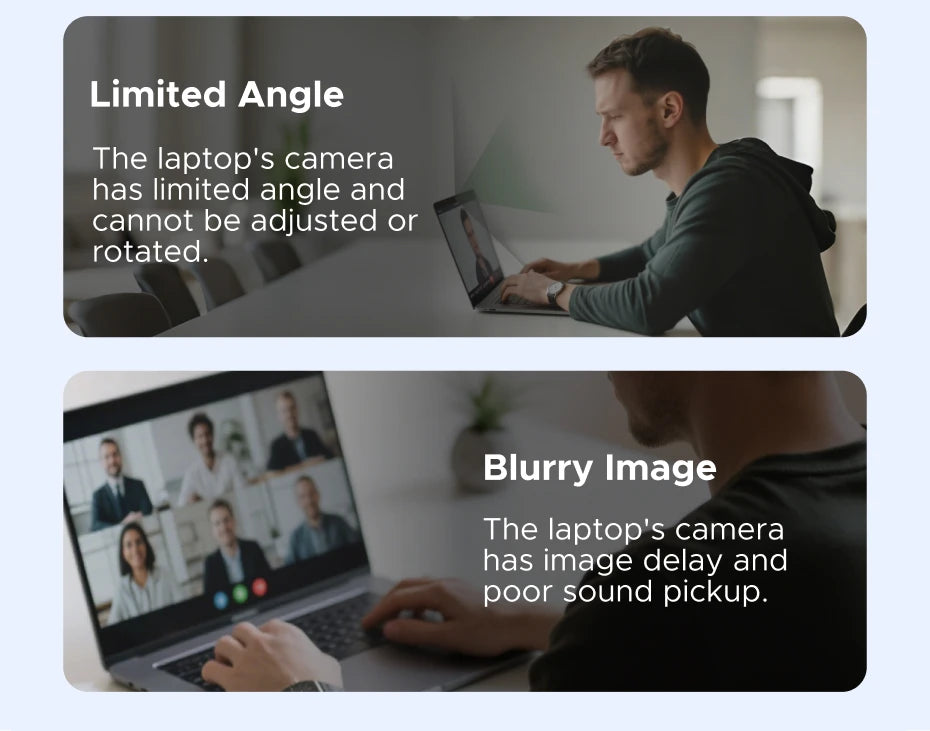 UGREEN 2K Ultra HD Streaming Webcam with Built-In Light