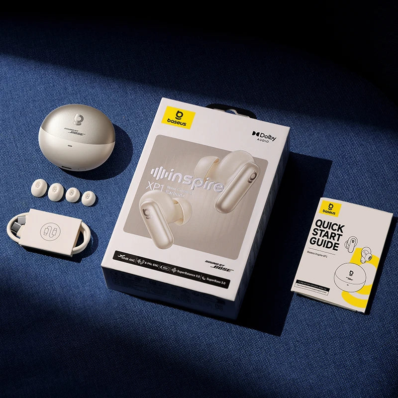 BASEUS Inspire XP1 Active Noise Cancelling Bluetooth Wireless Earbuds