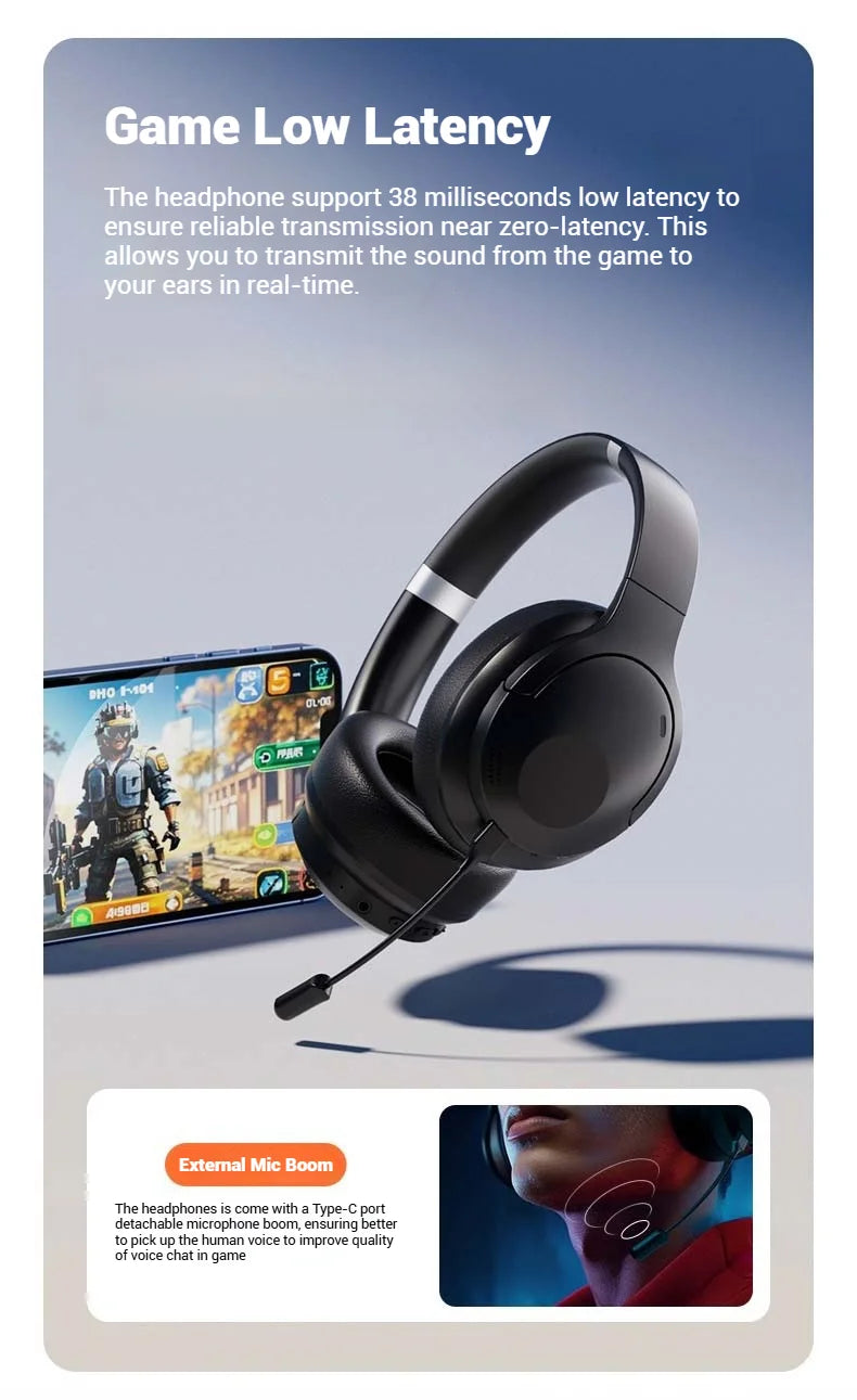 SANSUI TD46 ANC Bluetooth Wireless Headphones