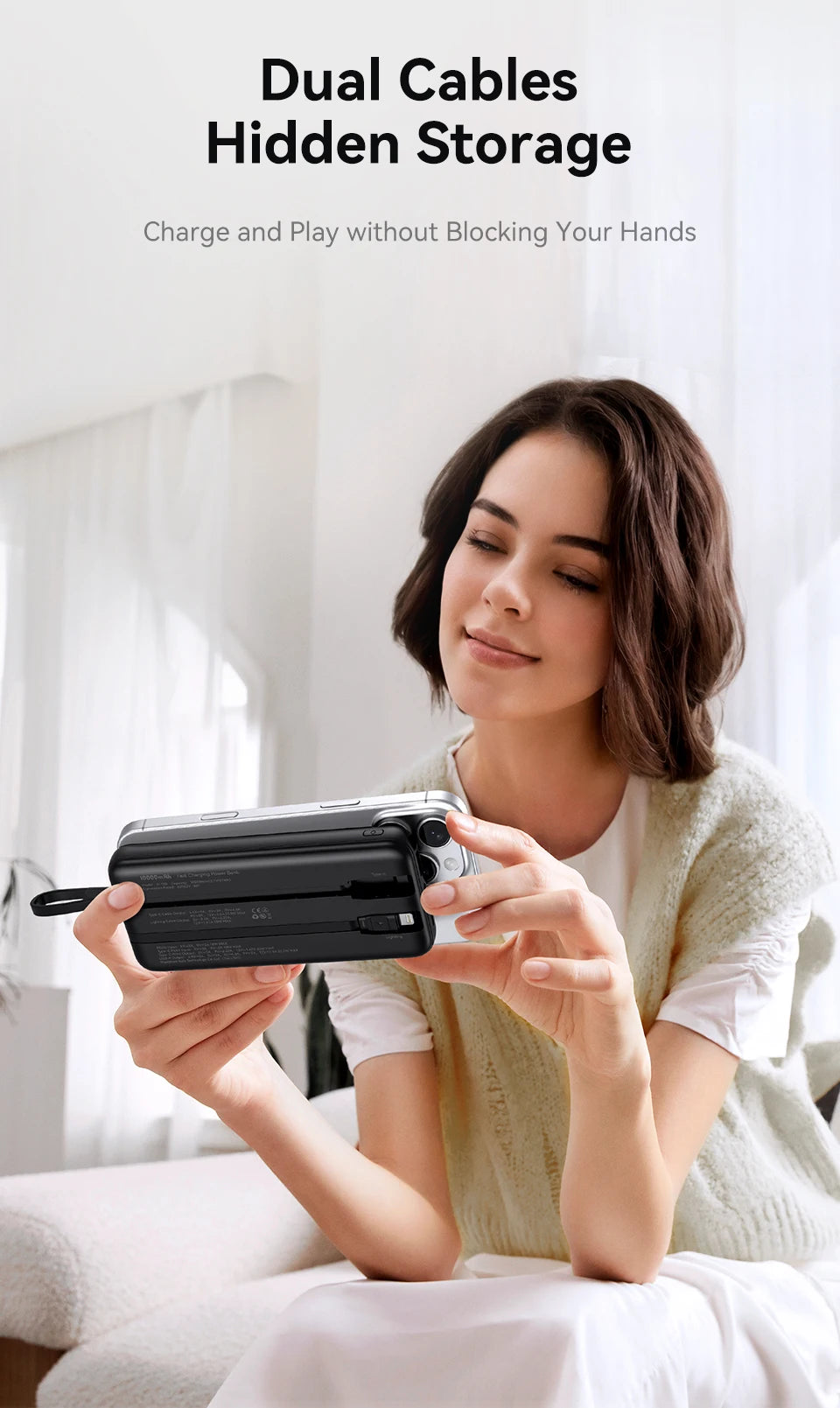 KUULAA 22.5W 10000mAh Fast Charging Portable Charger and Power Bank