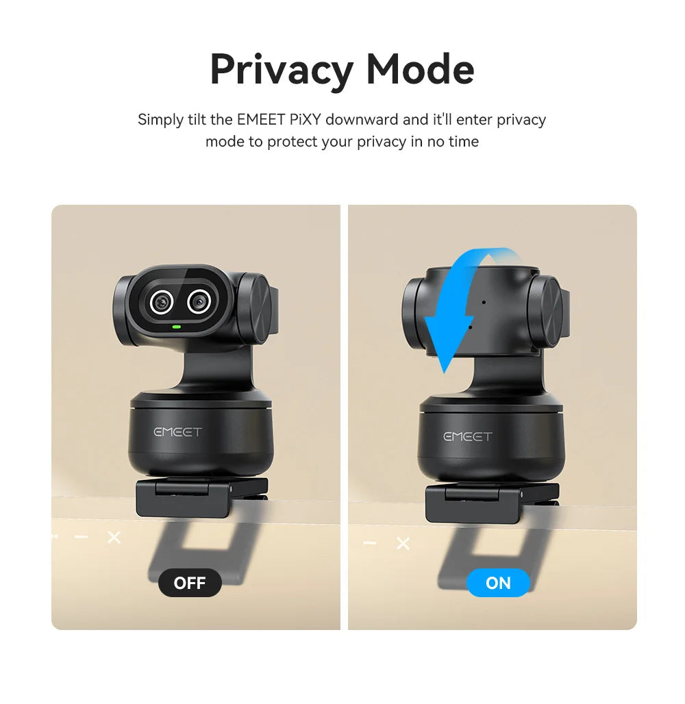 EMEET PIXY 4K Dual-Lense AI Tracking Streaming Webcam