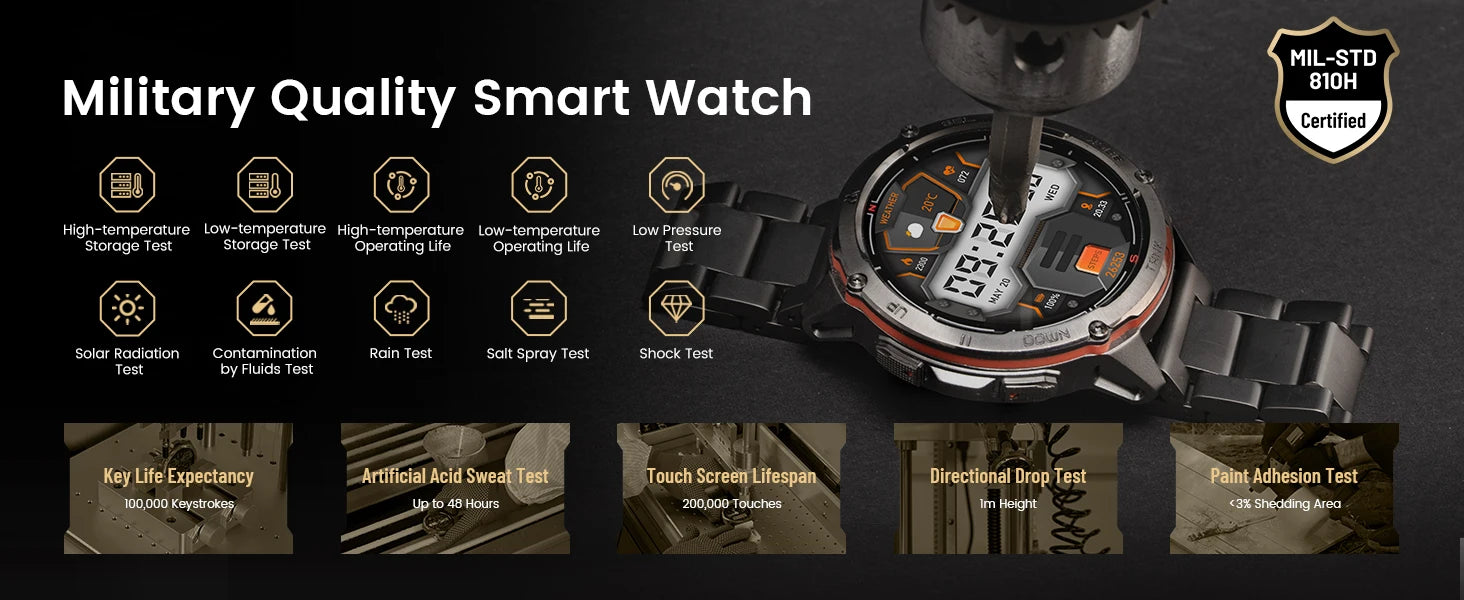 KOSPET Tank T3 Ultra 1.43" GPS Smart Watch