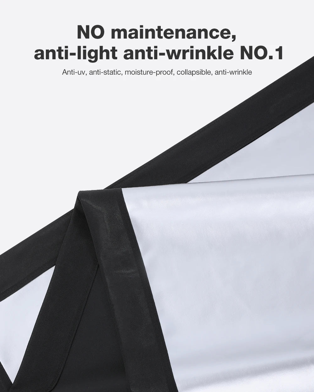 BLITZWOLF BW-VS8 16:9 Portable Metal Anti-Light Projector Screen