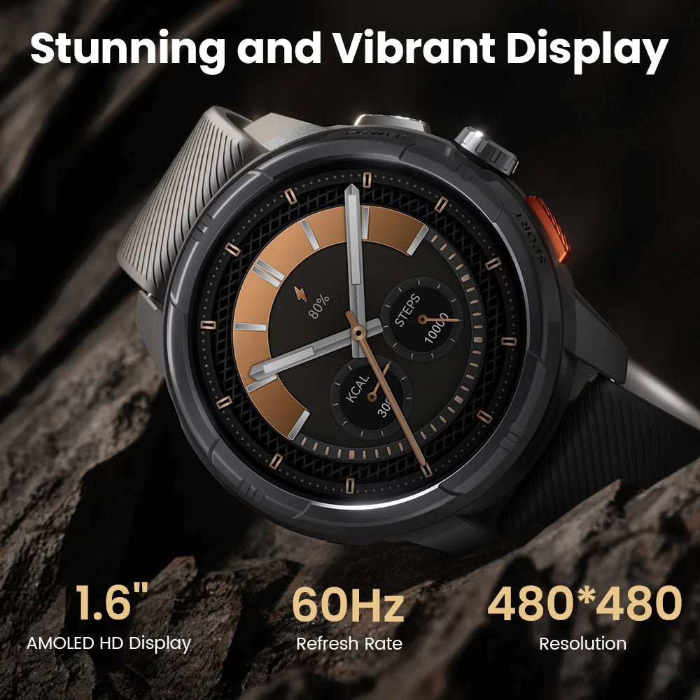 HAYLOU Solar Ultra 1.60" AMOLED GPS Smart Watch