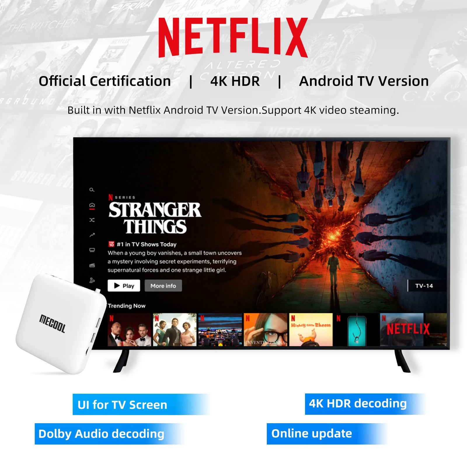 MECOOL KM2 4K Android TV Box with Google Assistant