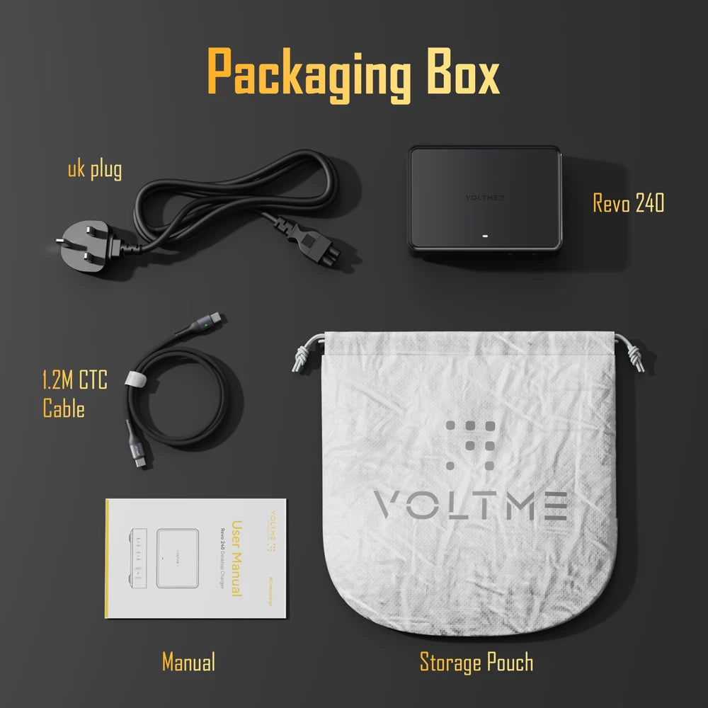 VOLTME 240W GaN3 6in1 Multiport USB Charging Station