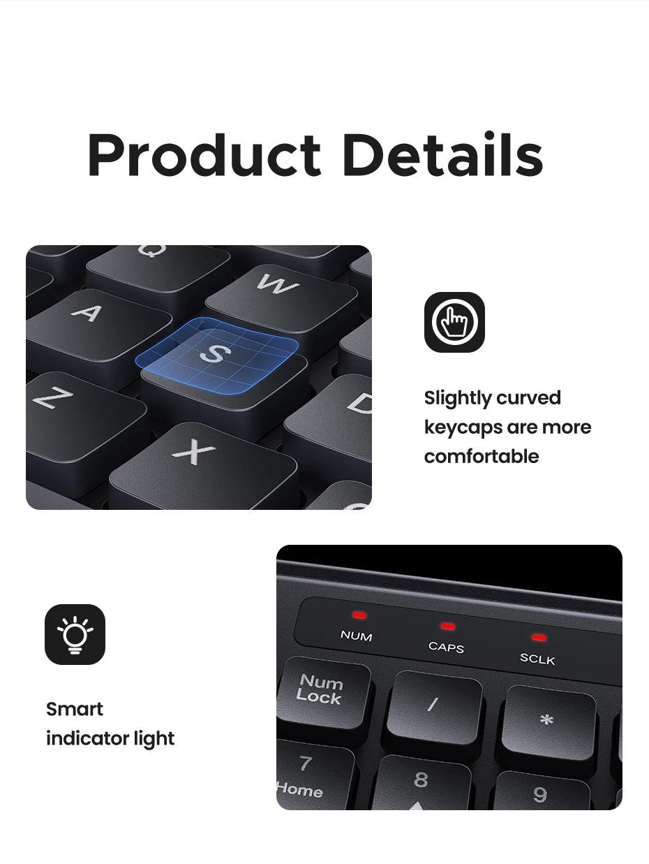 UGREEN Ultra Slim 2.4G Wireless Keyboard