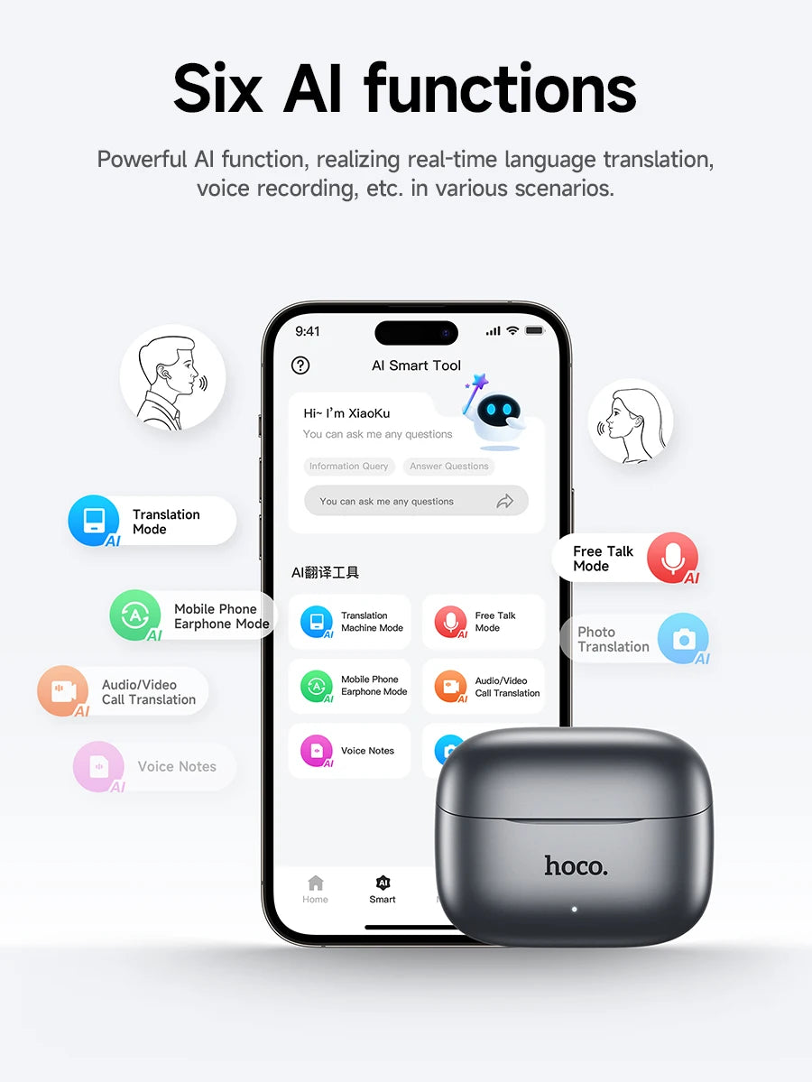 HOCO EQ27 Noise Cancelling Bluetooth Wireless Earbuds