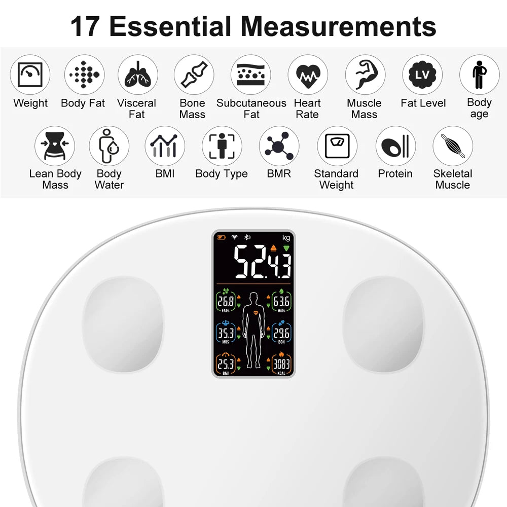 Smart Body Fat Weighing Scales