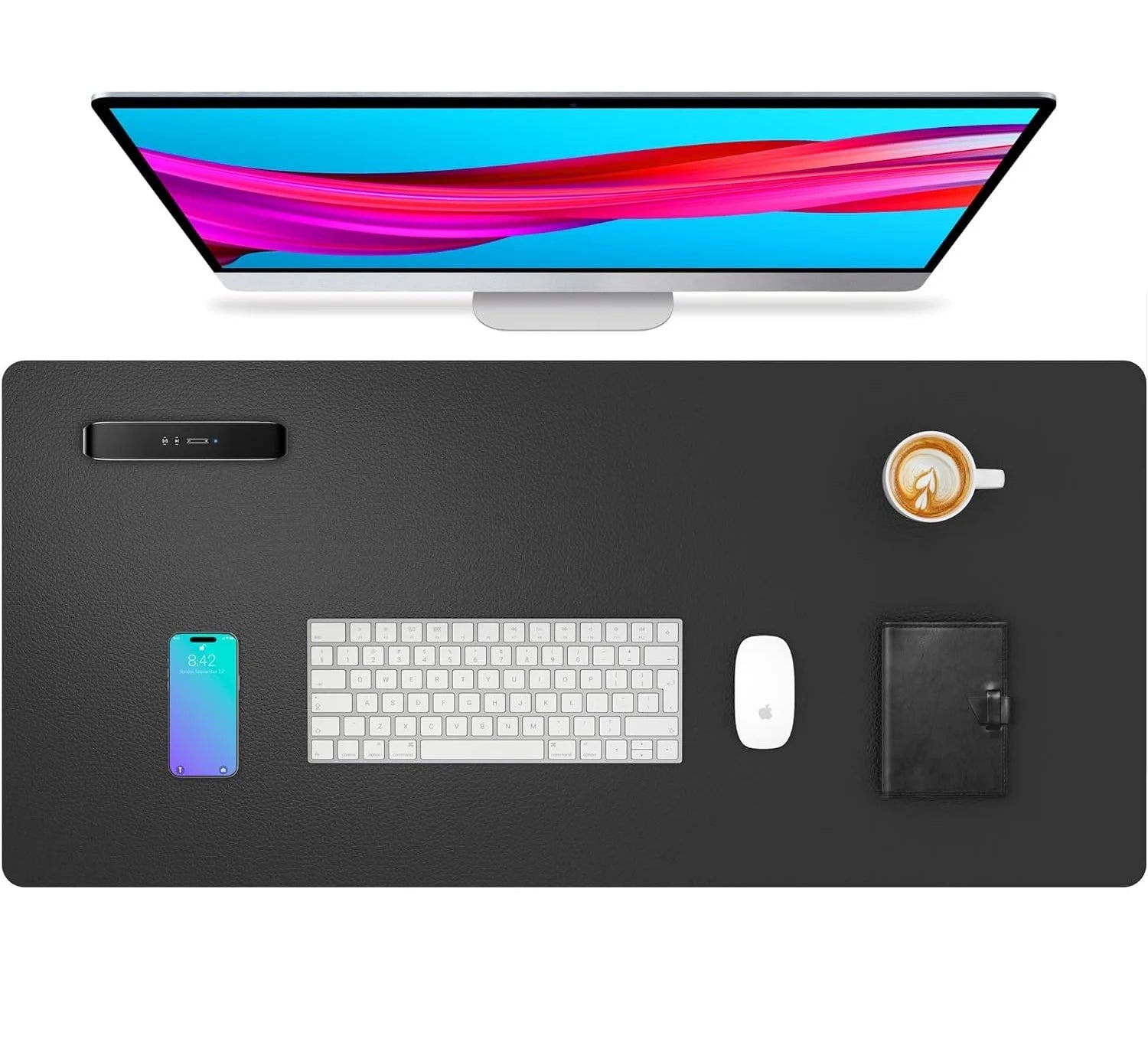 YSAGi Non-Slip Waterproof Leather Desk Mat