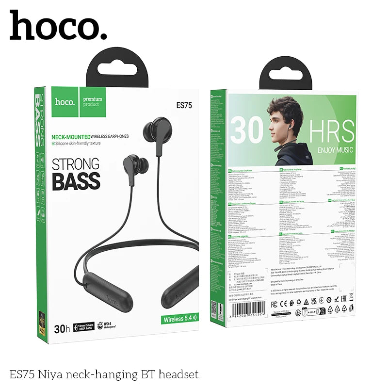 HOCO ES75 Neckband Bluetooth Wireless Earbuds