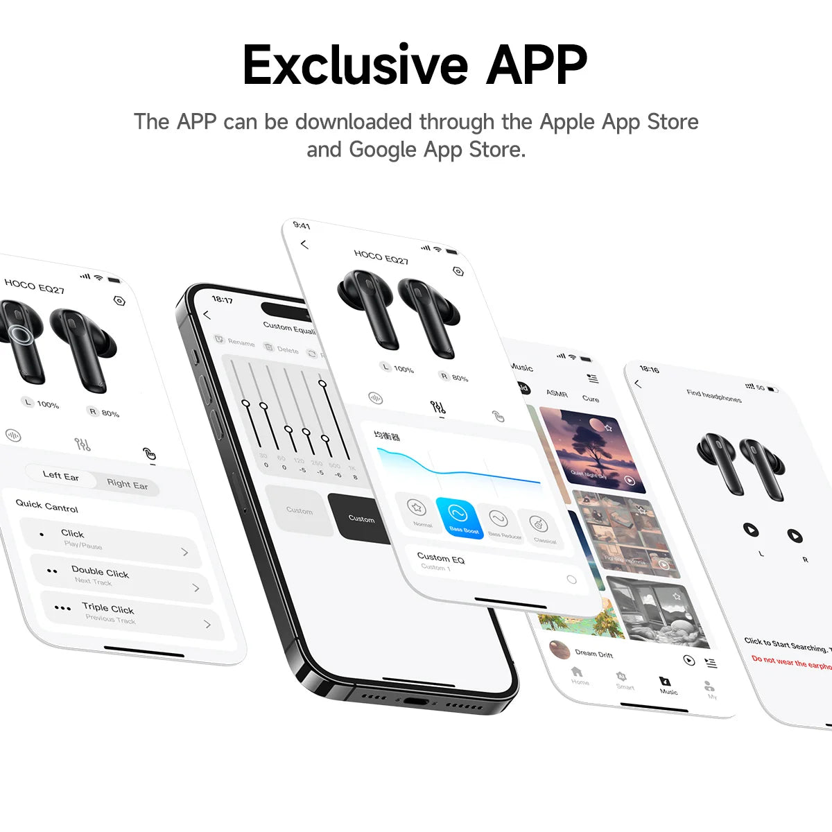 HOCO EQ27 Noise Cancelling Bluetooth Wireless Earbuds