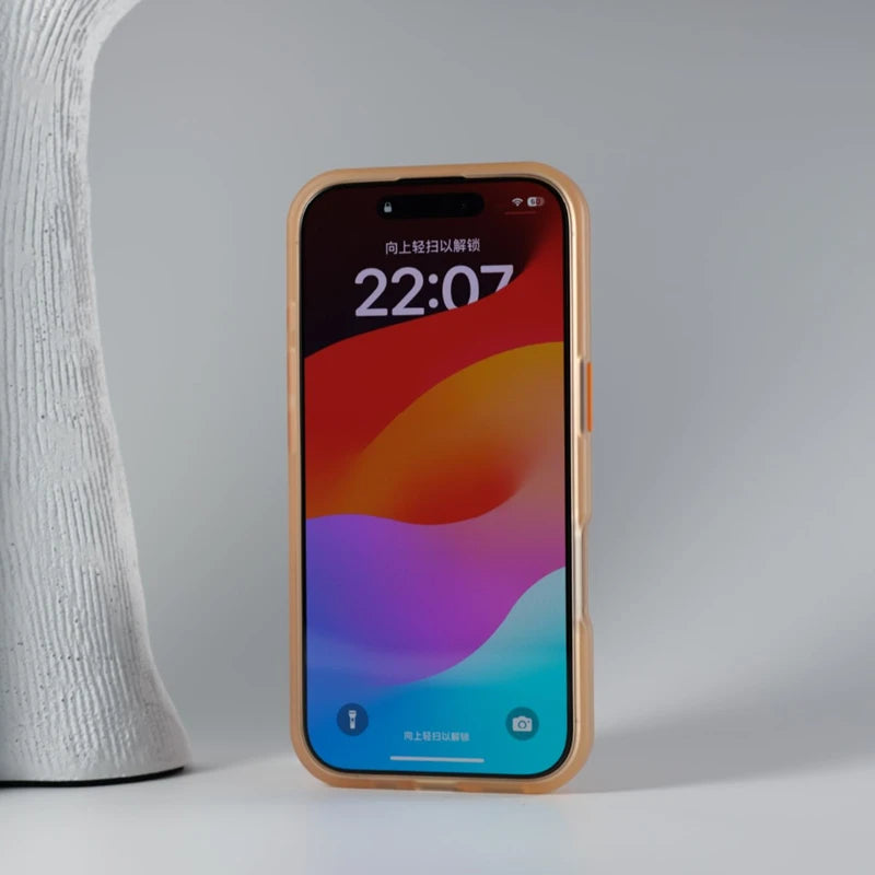 Frosted Translucent Magnetic Matte Case for Apple iPhone