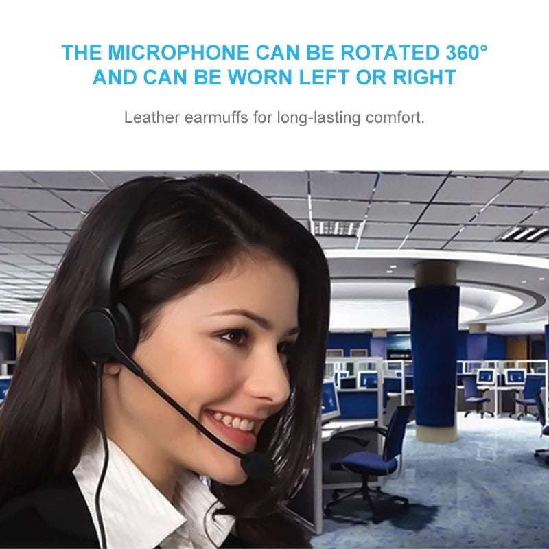 MPOW USB Wired Office Headset