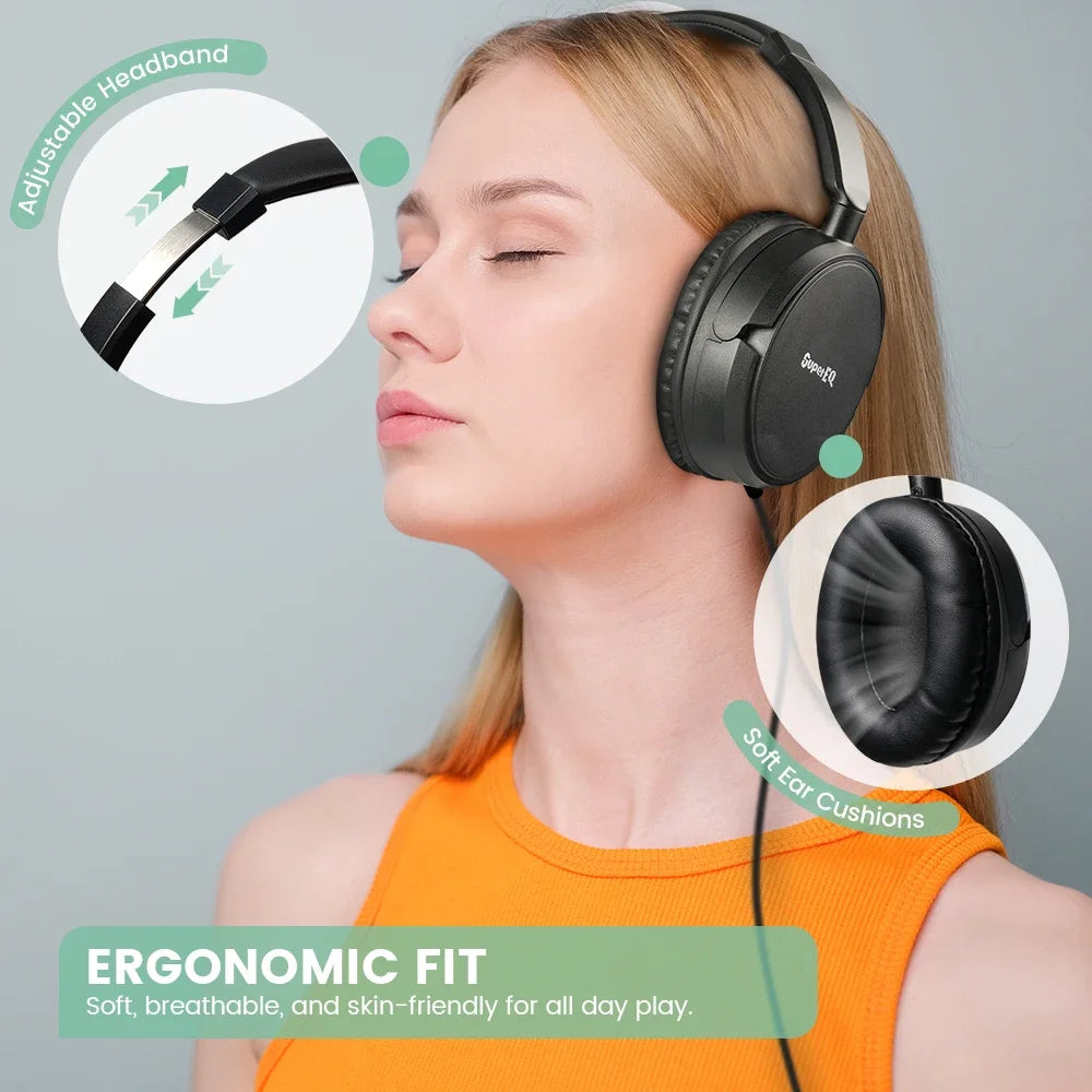 ONEODIO SuperEQ Y101 Wired Headphones